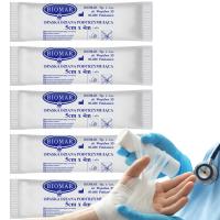 5x BANDAŻ DZIANY PODTRZYMUJĄCY OPASKA OPATRUNKOWA 5cm x 4m BIOMAR PE