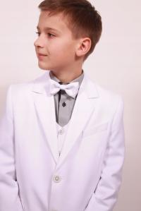 Garnitur chłopięcy biały S