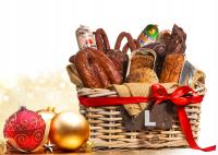 ZESTAW WĘDLIN PREZENT NA ŚWIĘTA DLA BABCI I DZIADKA wędliny naturalne 5,9kg