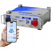 MAGAZYN ENERGII 5.12kWh AKUMULATOR LiFePO4 48V 100Ah RACK 3U Z BLUETOOTH