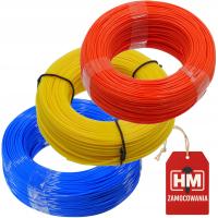 Żyłka budowlana żyłki murarskie 100M x 3 sztuki komplet mix kolory
