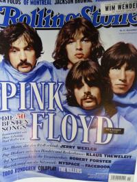 MAGAZYN MUZYCZNY ROLLING STONE niemiecki 11 / 2008 PINK FLOYD