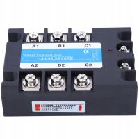 PRZEKAŹNIK PÓŁPRZEWODNIKOWY STYCZNIK PRZEMYSŁOWY SSR 200A DC-AC 3 Fazowy