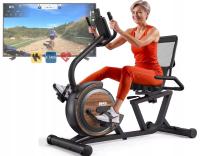 Rower Treningowy BM5 Magnetyczny Poziomy Stacjonarny Rowerek Leżący