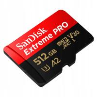 SanDisk Extreme PRO microSDXC 512GB 200/140MB/s A2 C10 V30 UHS-I U3