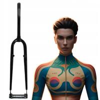 Widelec sztywny stalowy 1,1/8'' 28'' V-Brake miejski CITY 28 cali 28,6mm