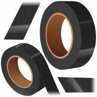 Черная изоляционная лента для кабелей 19 мм 20 м ПВХ водонепроницаемая прочная