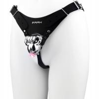 KLATKA erekcyjna na penisa pas cnoty krótka krótki majtki + dilator 40mm