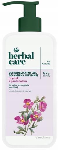 Herbal Care Ultradelikatny Żel Do Higieny Intymnej Czystek i Pantenol 330ml
