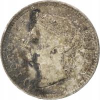 Moneta, Straits Settlements, Victoria, 5 Cents, 19
