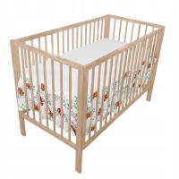 FALBANKA MASKUJĄCA 120x60 Prześcieradło z Falbanką do Łóżeczka - WZORY