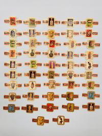 Etykiety cygarowe Belgia 1960s RITMEESTER 47 szt.