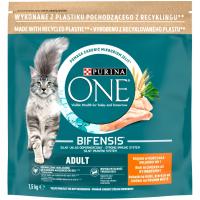 PURINA ONE BIFENSIS ADULT Sucha Karma dla Kota Z KURCZAKIEM 1,5kg