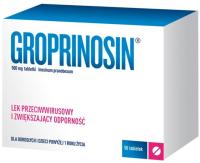 Groprinosin lek przeciwwirusowy 500 mg 50 tabletek