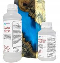 Литейная эпоксидная смола-DEKO-K заливка до 5 см. ДЛЯ ДЕРЕВА СТОЛ БЕСЦВЕТНЫЙ