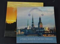 Łotwa - zestaw 8 monet - przegląd nominałów - mennicze