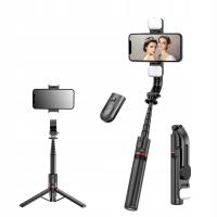 Bluetooth Selfie Stick 360° Rotating Tripod 3-in-1 with Stand