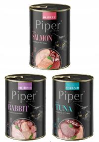 PIPER ANIMALS KOT MIX 3 SMAKÓW 12X400G