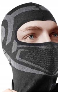 Балаклава мопед-Экстремальные виды спорта черный и серый