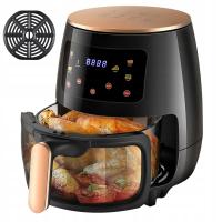 FRYTKOWNICA BEZTŁUSZCZOWA DUŻA 8L FRYTOWNICA MOCNA 1800W DUŻY AIR FRYER