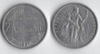 POLINEZJA FRANCUSKA 1965 2 FRANCS BEZ I.E.O.M.