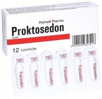 Proktosedon czopki na hemoroidy 12 czopków