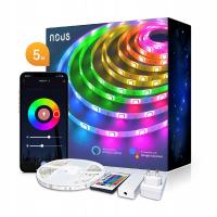 Светодиодная лента 5 м RGB 5050 WIFI мобильное приложение TUYA