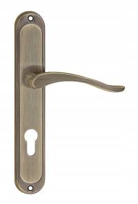 KLAMKA DRZWIOWA NICOLE 72MM WKŁADKA KOLOR PATYNA