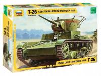 1:35 T-26 Mod. 1933 Soviet light tank WWII