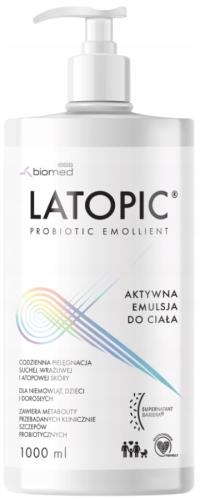 LATOPIC Aktywna emulsja do ciała SKÓRA SUCHA ATOPOWA 1000 ml