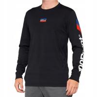 KOSZULKA 100% ASTER TECH TEE LS BLACK S %%%%