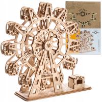 Маленькая история деревянная головоломка 3D модель DIY-колесо обозрения Карусель