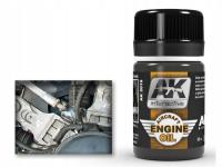 Weathering Aircraft engine oil AK2019 AK Interactive