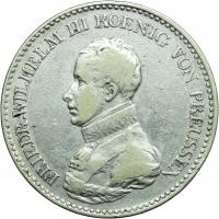 Prusy, Talar 1818 A, Fryderyk Wilhelm III, Berlin, st. 3/3+