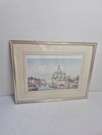 stara obraz akwaforta