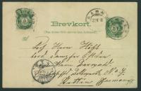 86 - NORWEGIA DRAMMEN Cp + zn 1898 r st.odb STETTIN SZCZECIN