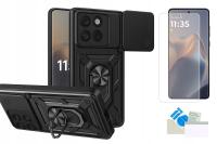 Etui pancerne do MOTOROLA EDGE 60 / 60 FUSION SLIDE RING + folia ochronna