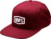 CZAPKA Z DASZKIEM 100% ICON BURGUNDY