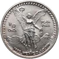 Meksyk, Libertad, 1992, 1/10 uncji