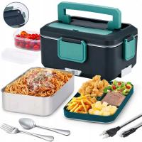 ELEKTRYCZNY LUNCH BOX TERMOS OBIADOWY PODGRZEWACZ JEDZENIA DO AUT 90W
