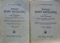 Wykład wiary katolickiej cz. II + III ks dr Wacław Kalinowski 1923-24