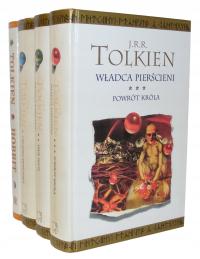 WŁADCA PIERŚCIENI - J.R.R. Tolkien KOMPLET + HOBBIT __ TWARDE BDB