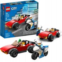 LEGO City 60392 Motocykl policyjny pościg za samochodem