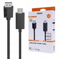 Kabel Hama DisplayPort - HDMI 1,5 m