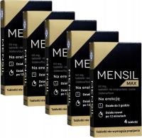 Mensil Max для потенции эрекция 50мг 5 х 4 таблетки