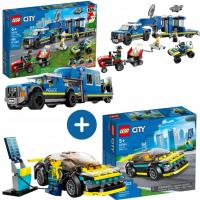 LEGO City 60315 Mobilne centrum dowodzenia policji + LEGO 60383 ZESTAW 2W1