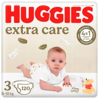 Huggies pieluszki Extra Care rozmiar (3) Zestaw 3x40szt.