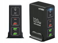 Webski зарядное устройство 120W Tower зарядная станция 3xusb-C PD 3xusb Quick Charge