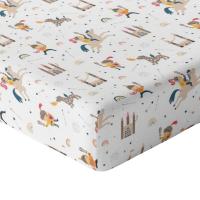 Простыня для кроватки 120x60 с эластичной лентой, толстый хлопок, 100% польский продукт