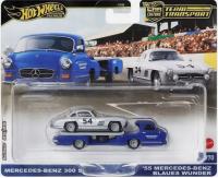 HOT WHEELS Team Transport #70 HRV48 Mercedes-Benz 300SL + 55 Blaues Wunder